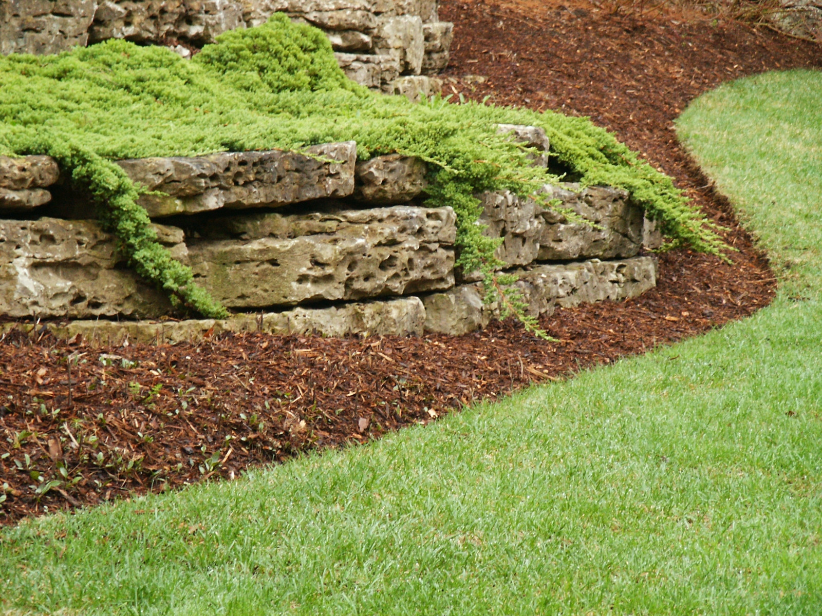 Holey Boulder Retaining Walls in Mequon, WI
