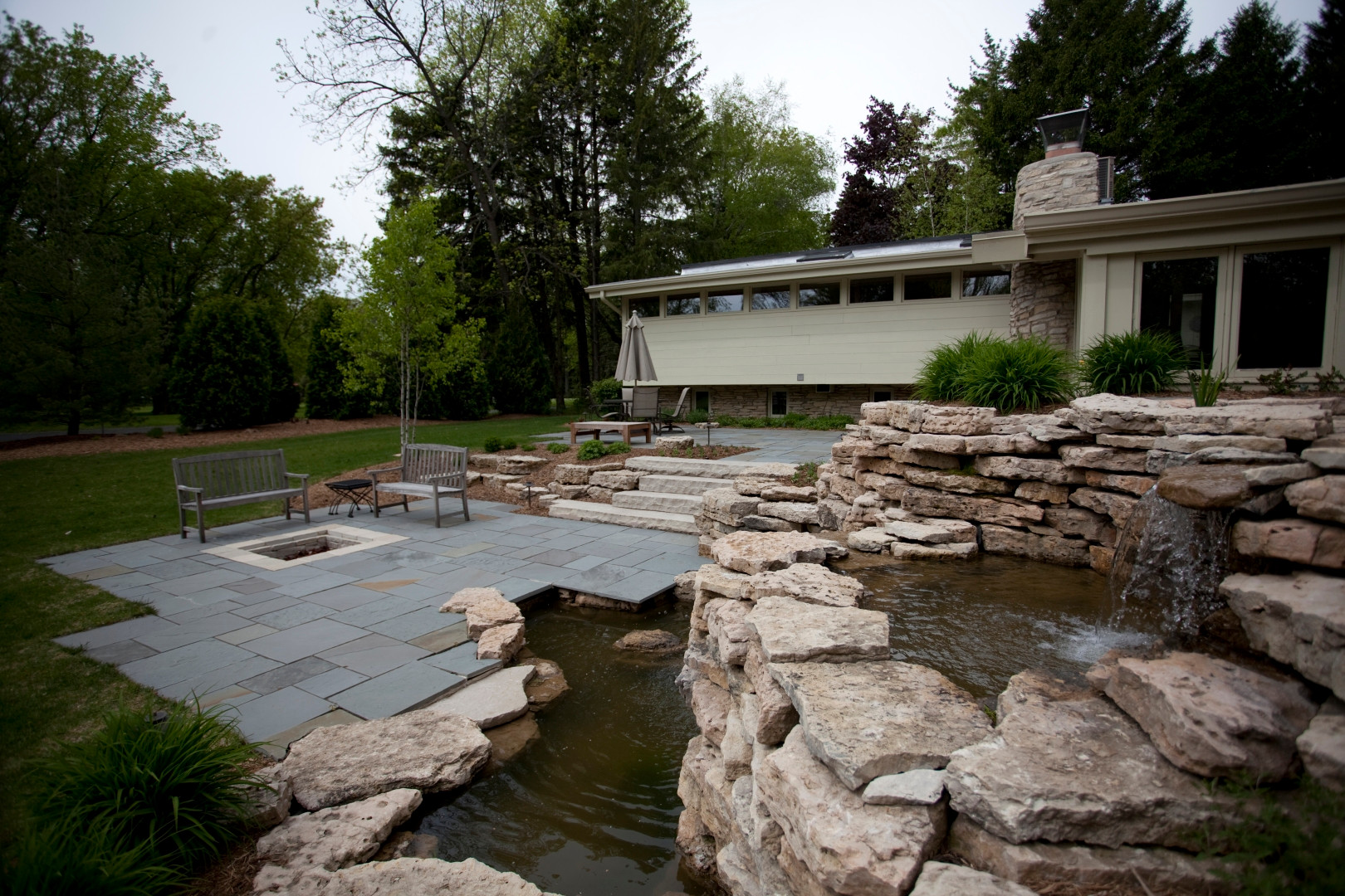 Landscape project in Mequon, WI